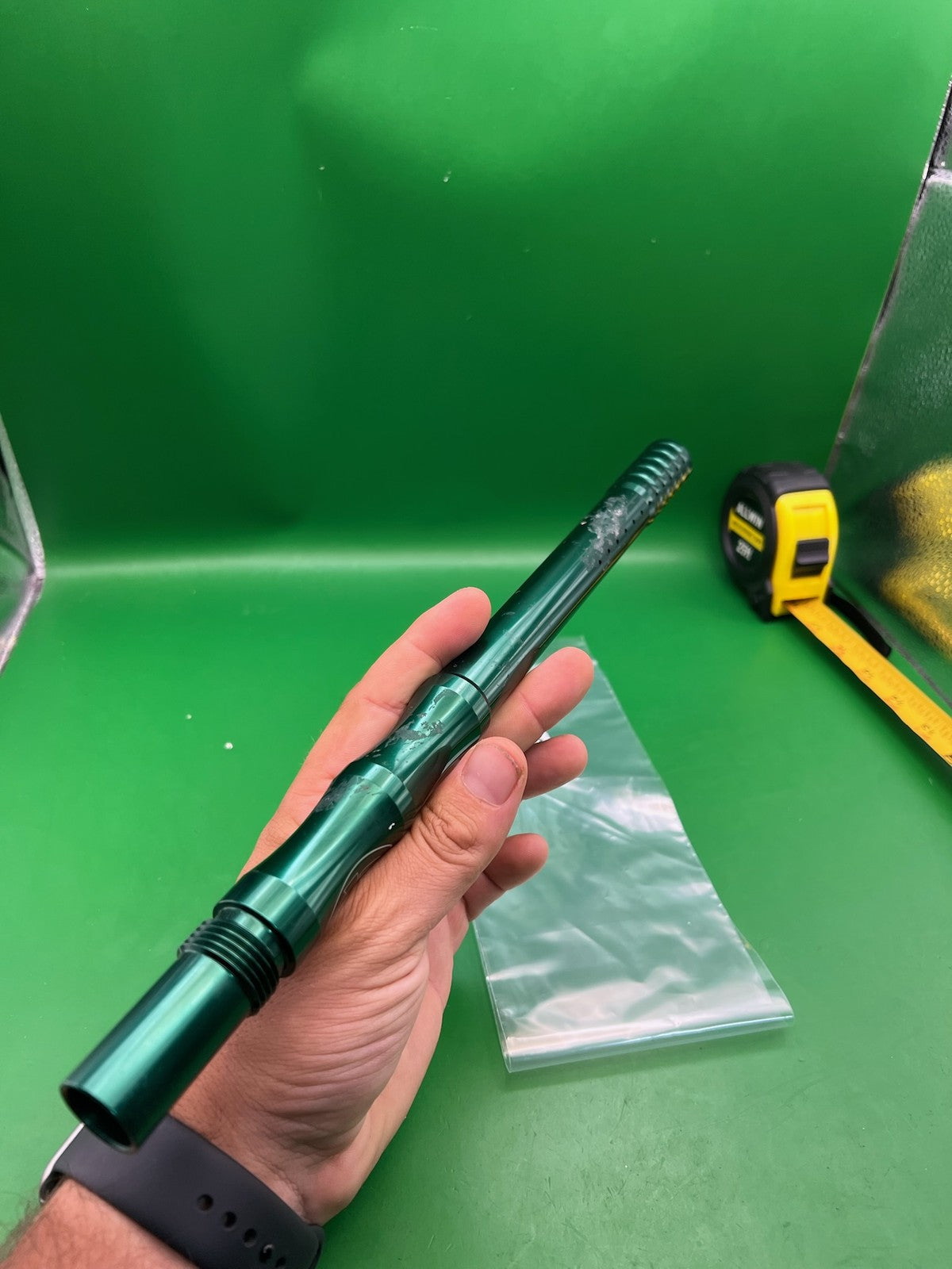 Custom Products CP 14" One Piece Barrel .689 Bore Old Angel Thread Green
