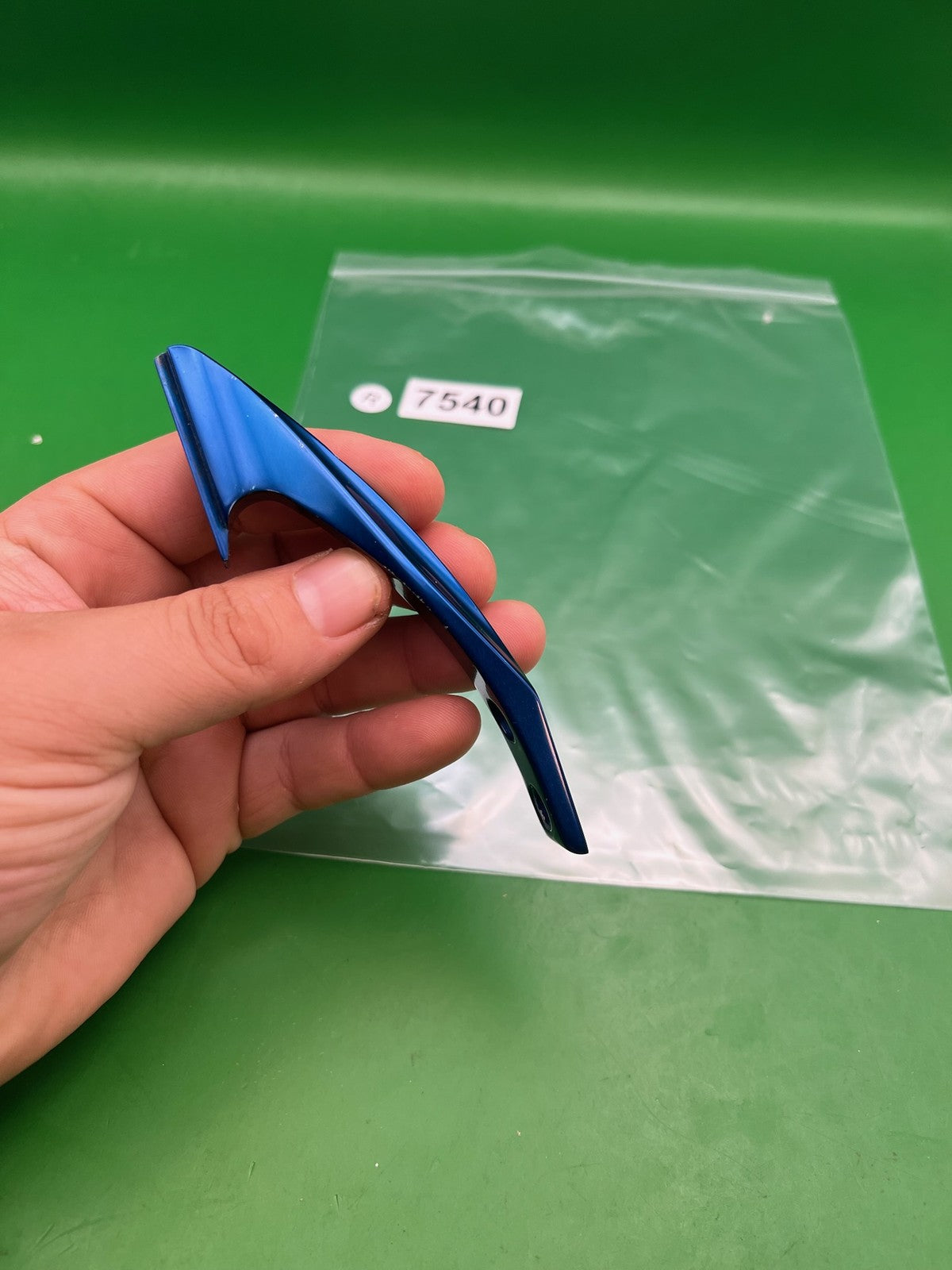 Custom Products CP ASA Rail Drop Forward Blue Anodized Aluminum