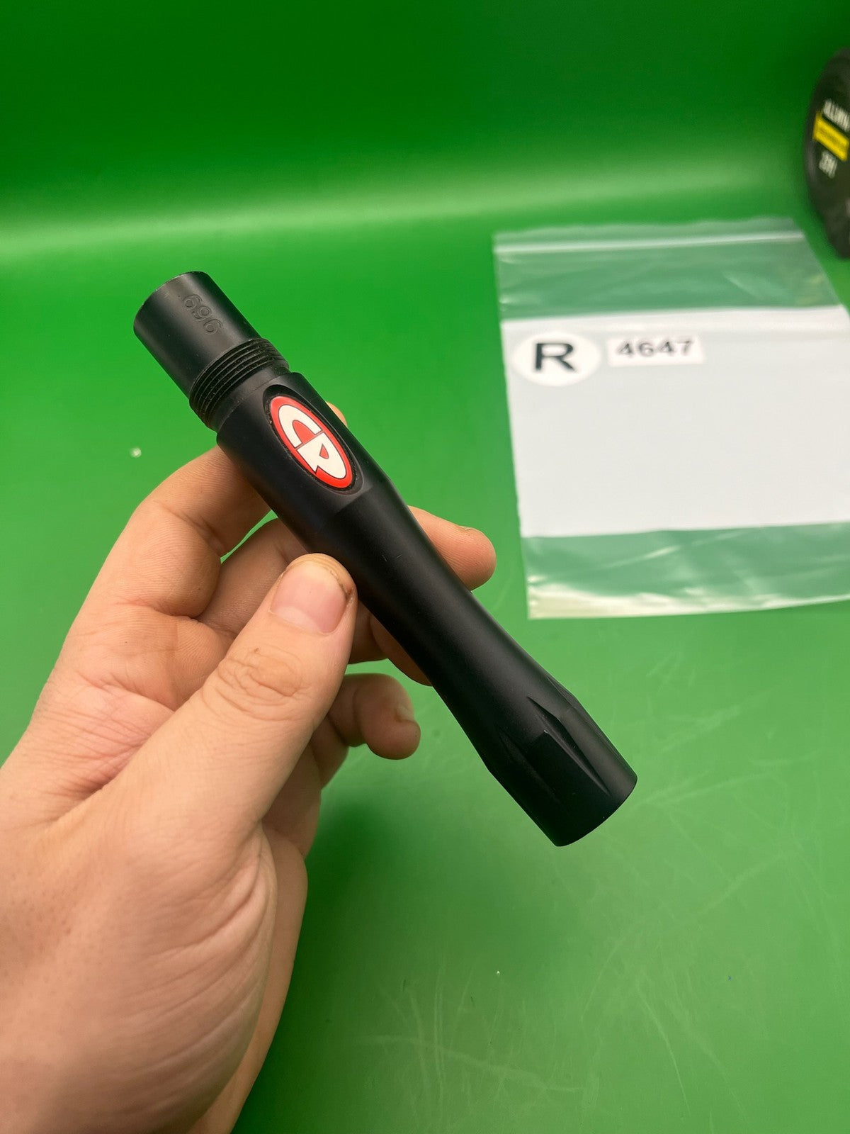 CP Custom Products Barrel Back Satin Black .689 Bore Autococker Thread