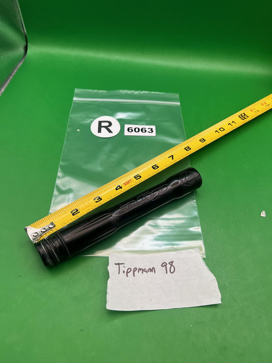 Dye Ultralite Barrel Back Tippmann 98 8" .696 Black - used paintball barrel back - black