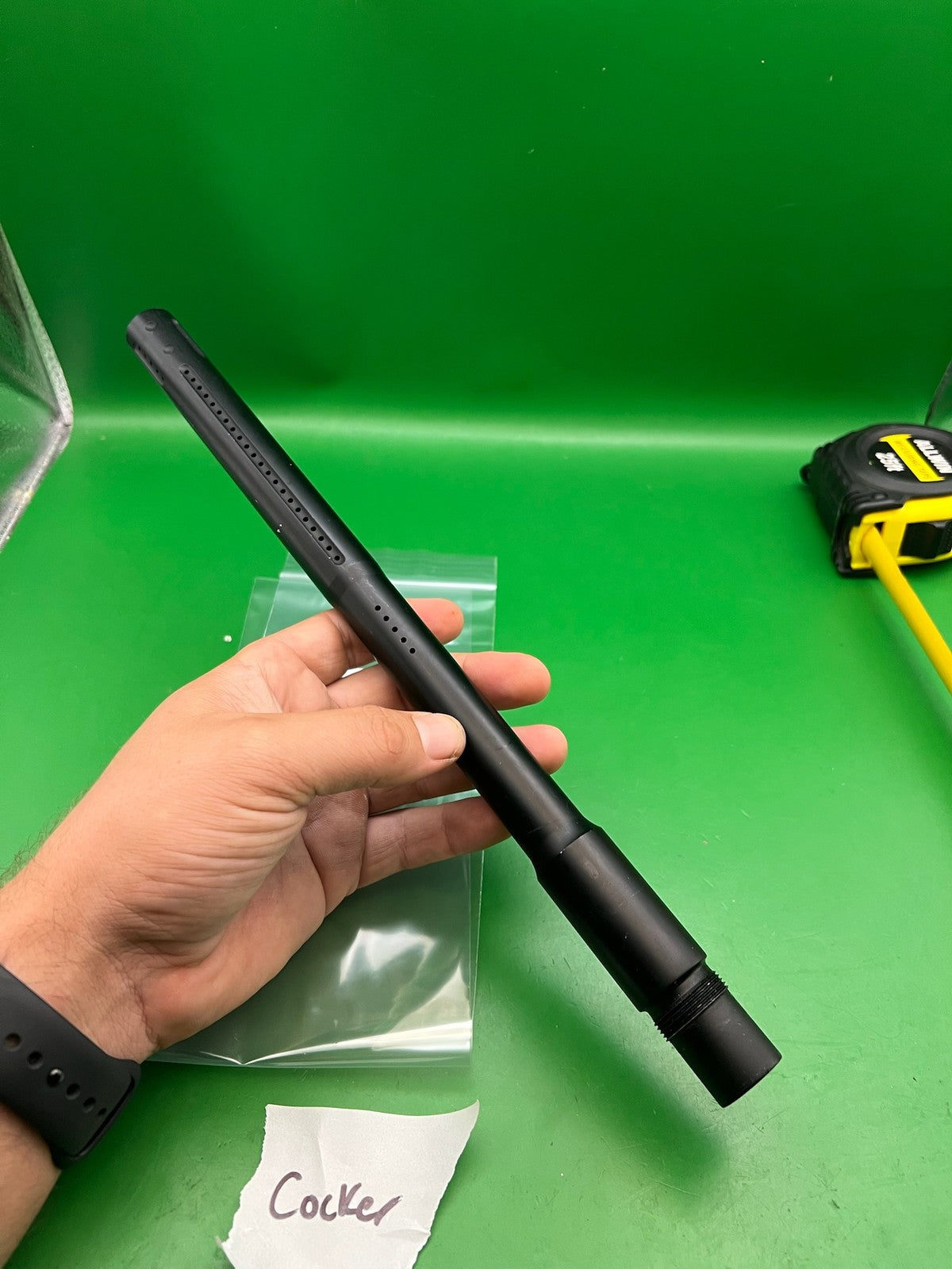 J&J 14" 689 Bore Paintball Barrel Black .689 14in AC Thread