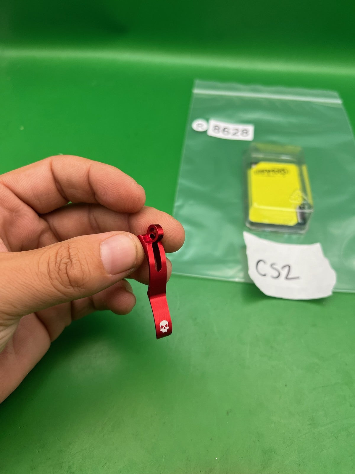 Infamous GEO R5 Deuce Trigger Red Fits CS2 CS3 Aluminum Anodized
