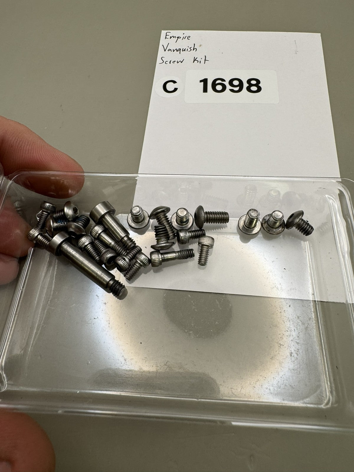 Empire Vanquish Screw Kit