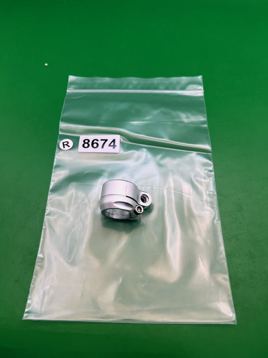 Planet Eclipse Low Rise Clamping Feedneck Collar Silver Aluminum