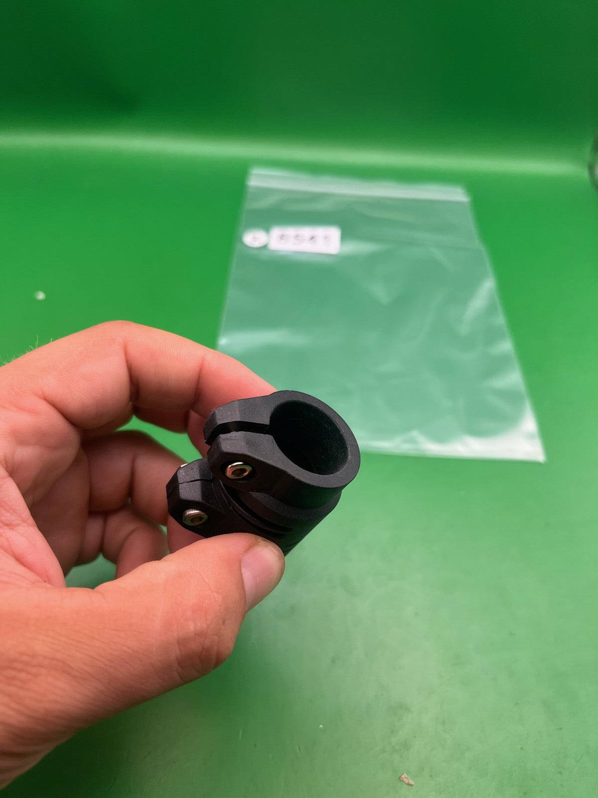 Planet Eclipse Clamping Feedneck Black Aluminum Two-Bolt Clamp