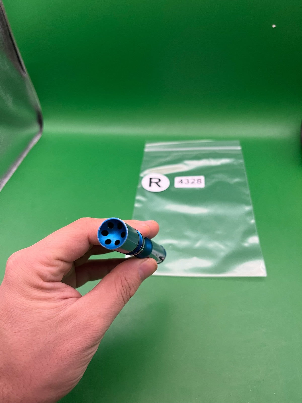 ANS Quick Release Blue Anodized Aluminum Paintball Bolt Assembly