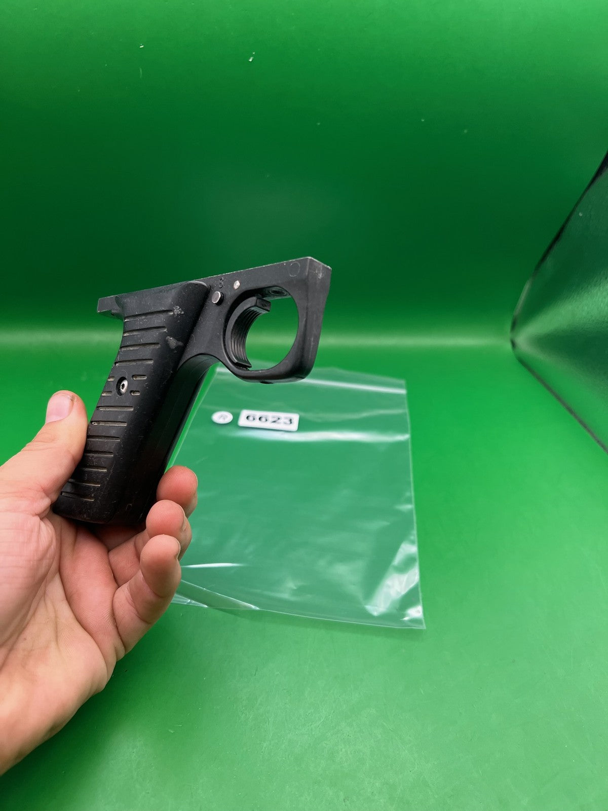 Automag Frame - used paintball grip frame - black