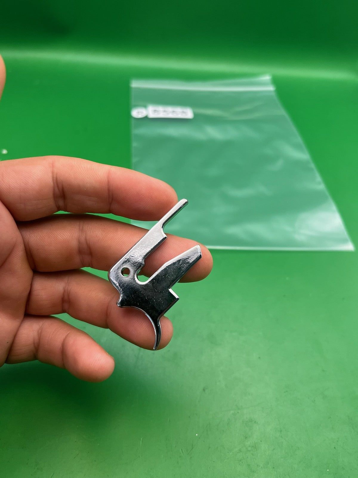 WGP Autococker Slide Trigger Plate Silver Stainless Steel