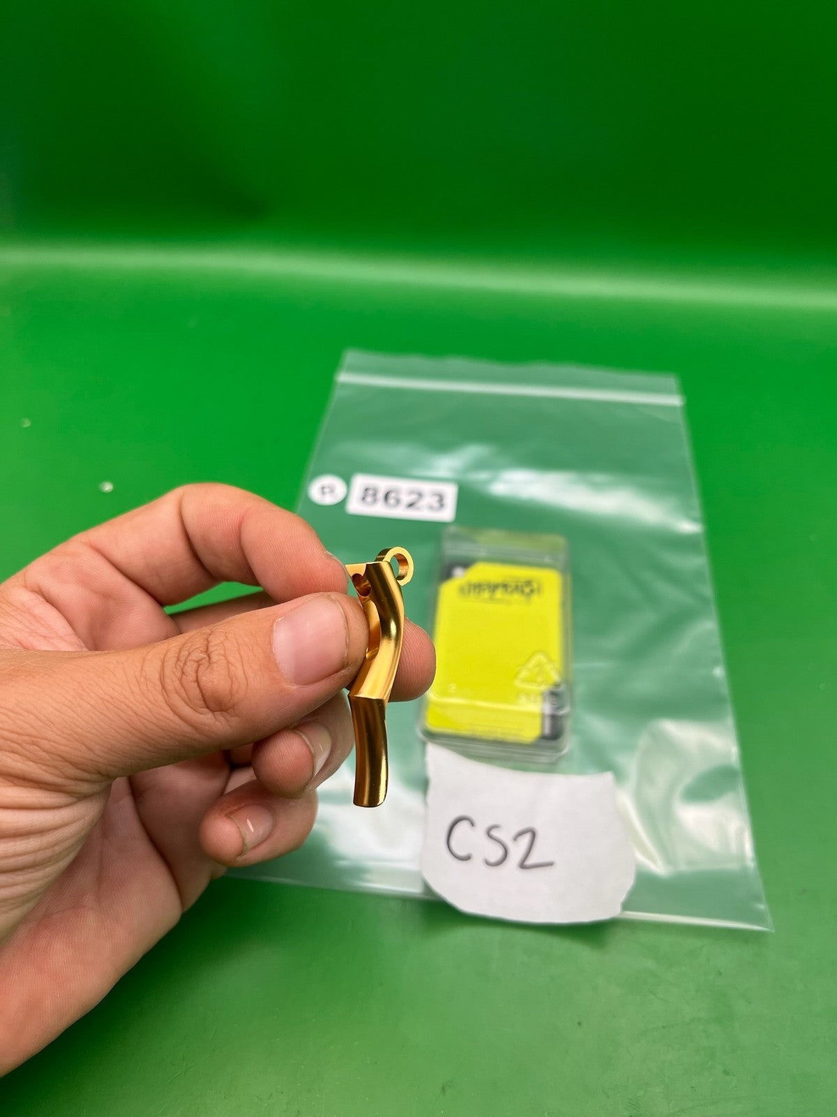 Infamous GEO R5 Deuce Trigger Gold Fits CS2 CS3 Haptic Type R