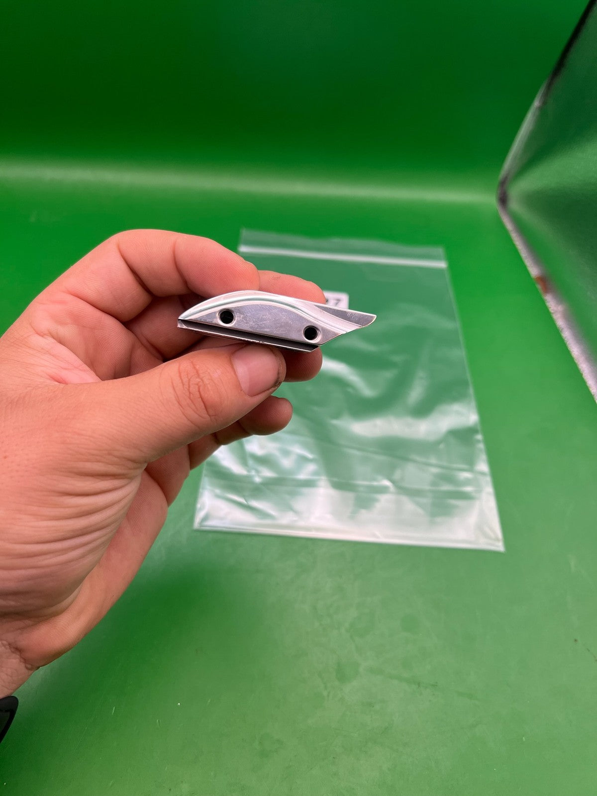 Silver Smart Parts Rail - used paintball trigger frame rail / sight rail - silver