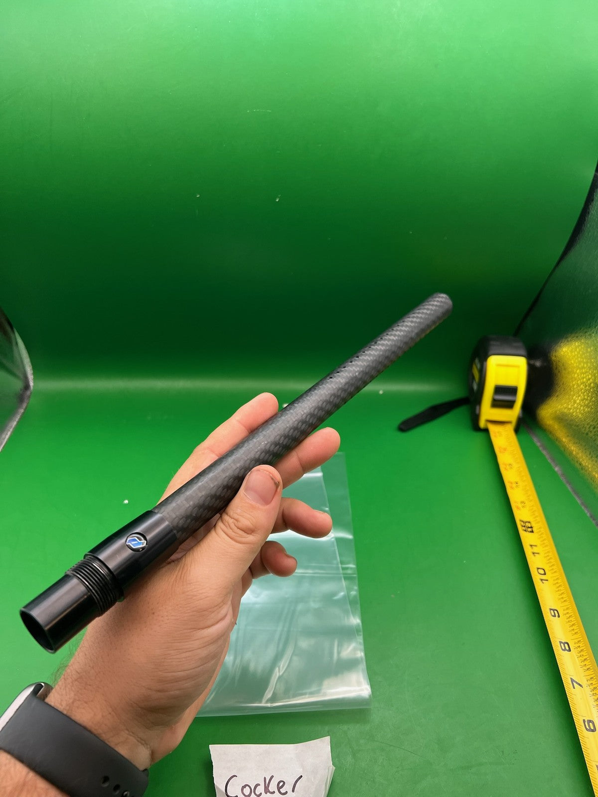 Deadlywind Fibur Carbon Fiber Barrel Cocker Thread 14in Black
