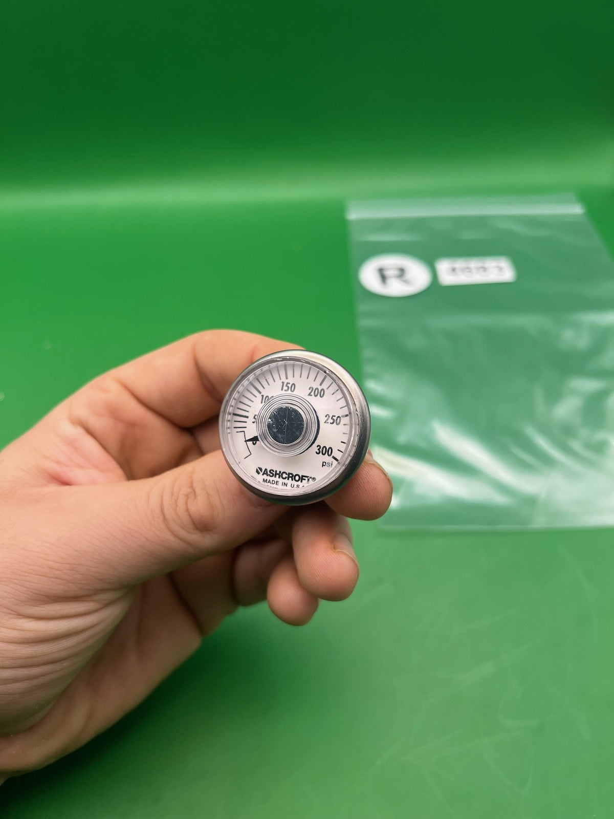 Ashcroft 300 PSI Mini Paintball Pressure Gauge 0-300 PSI Made in USA