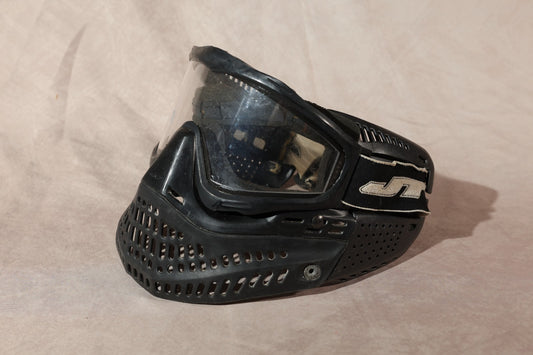JT Paintball Mask Full Face Goggle Black Thermal Lens Protective Gear