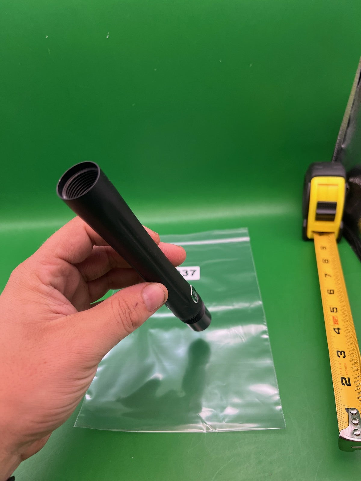 Autococekr Planet Eclipse Shaft FL Barrel Back - used paintball barrel back - black