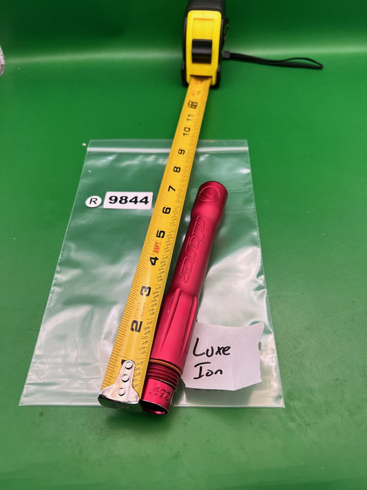 Dye/Proto UL Paintball Barrel Back Red .692 8in Luxe Ion Thread