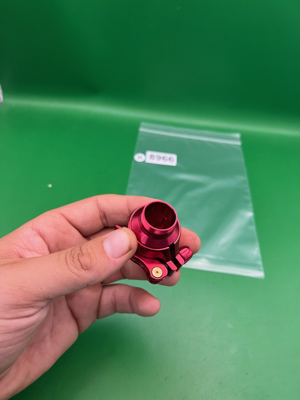 Shocktech Clamping Feedneck Red Anodized Aluminum Upgrade
