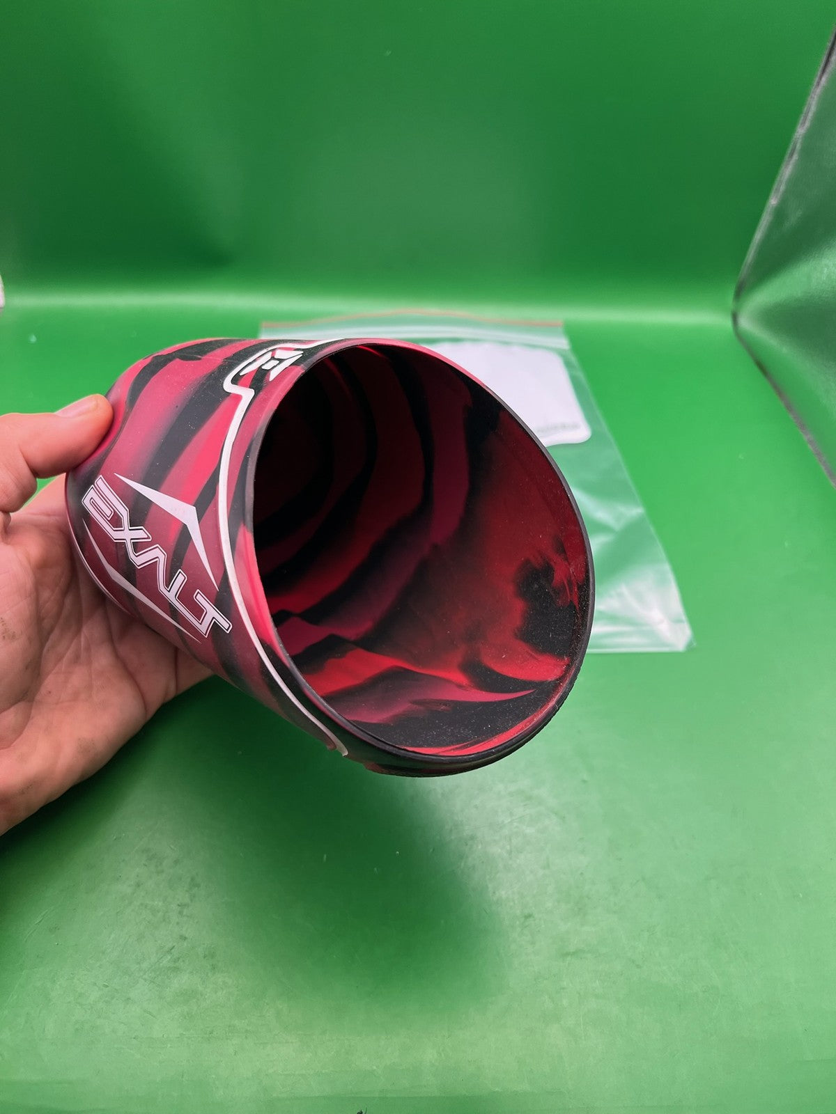 Exalt Medium Tank Cover Red Black Swirl Fits 68ci 70ci 72ci HPA Tanks