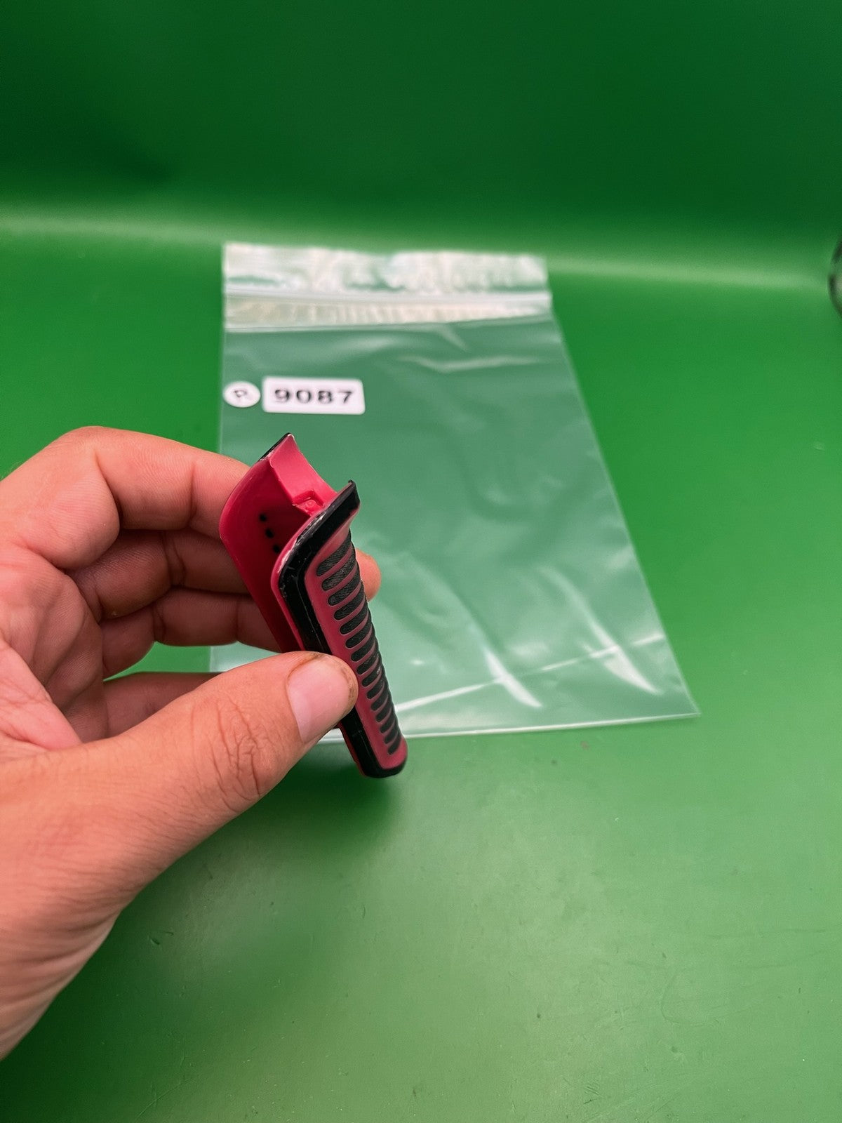 DLX Luxe ICE Front Grip Cover Rubber Red Black Paintball Marker