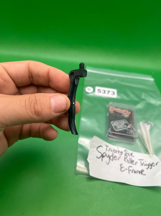 Trinity Sick Spyder E-Frame Roller Trigger Black Aluminum Upgrade