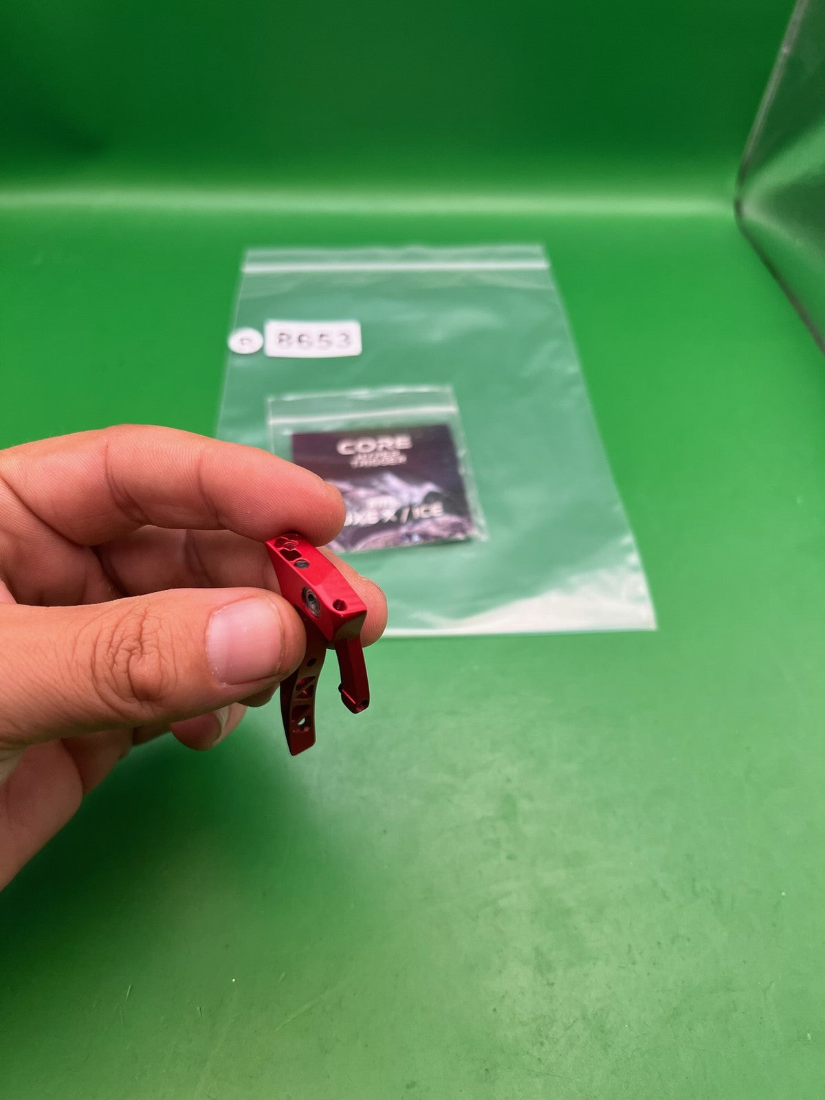 HK Army Luxe X Ice Core Hyper Delta Trigger Red Aluminum