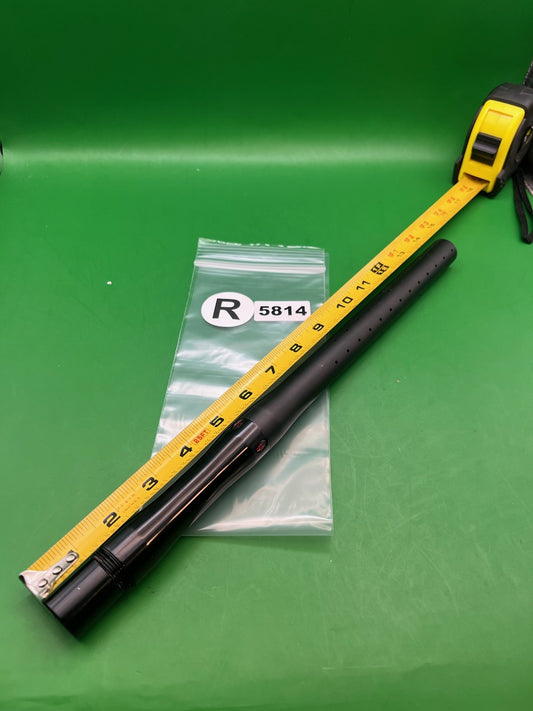 Empire Black .675 Autococker Barrel 2 Piece - used paintball barrel back, barrel tip - black