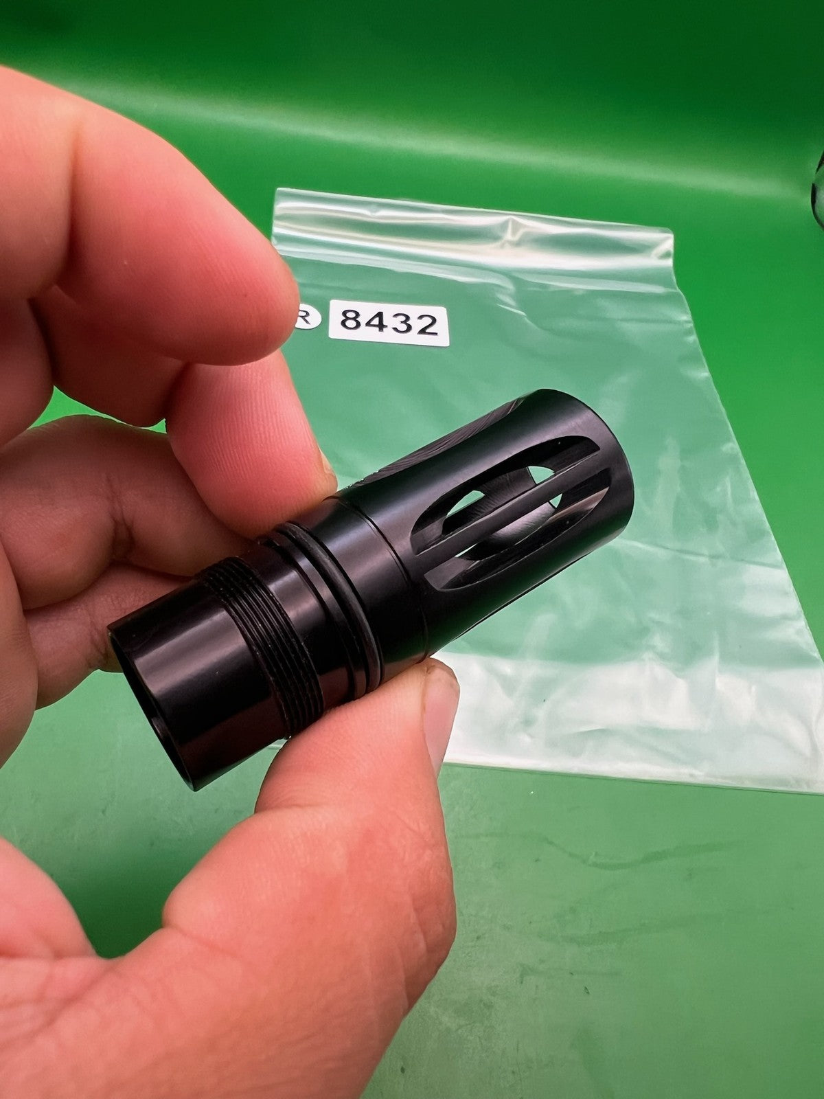 Smart Parts Freak Barrel Tip 6 Inch Black Aluminum Teardrop