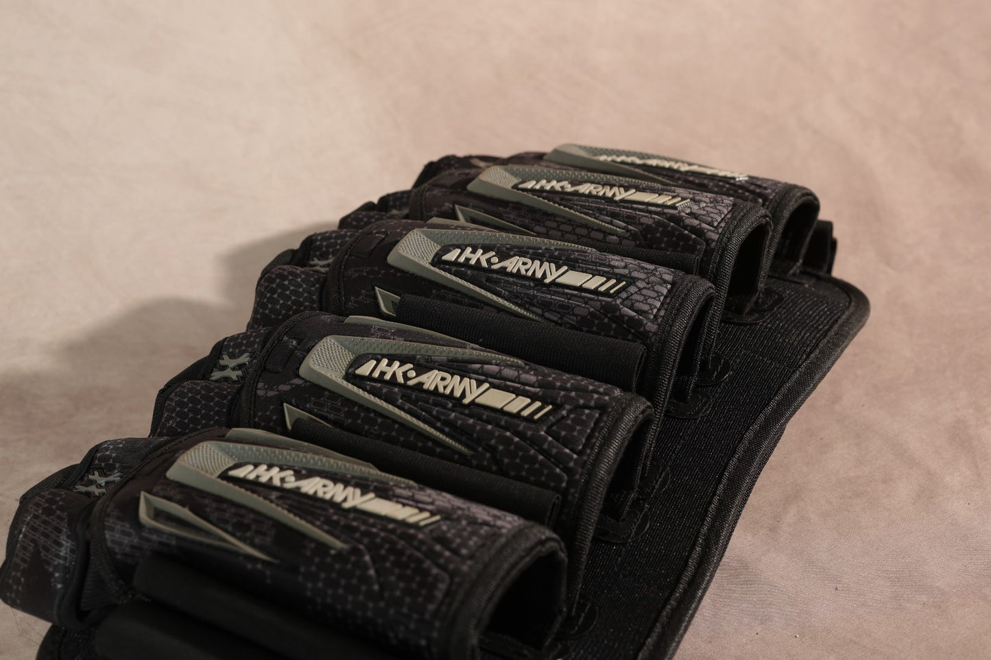 HK Army 5+8 Paintball Pod Pack Harness Black Grey Pod Holder Belt