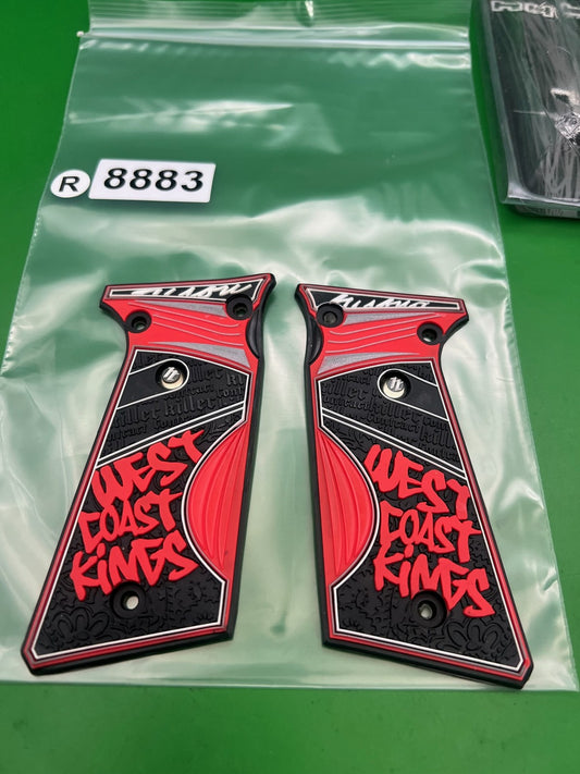 Planet Eclipse Ego Hybrid Grips West Coast Kings Red Black Panels 05 06