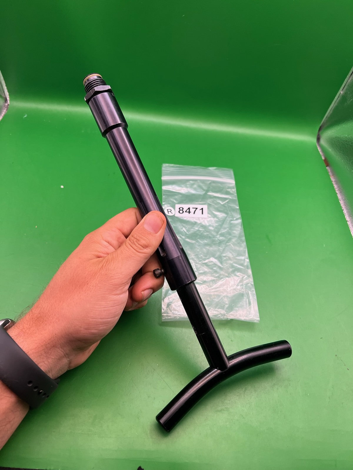 Paintball T-Stock Black Pump Handle Adjustable Shoulder Stock Marker Upgrade