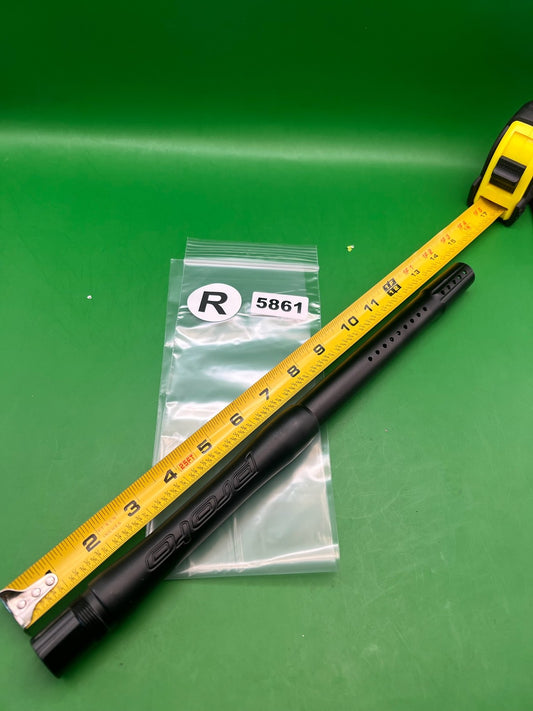 Proto 2 Piece Autococker Paintball Barrel 14" .694 Black - used paintball barrel (two-piece) - black