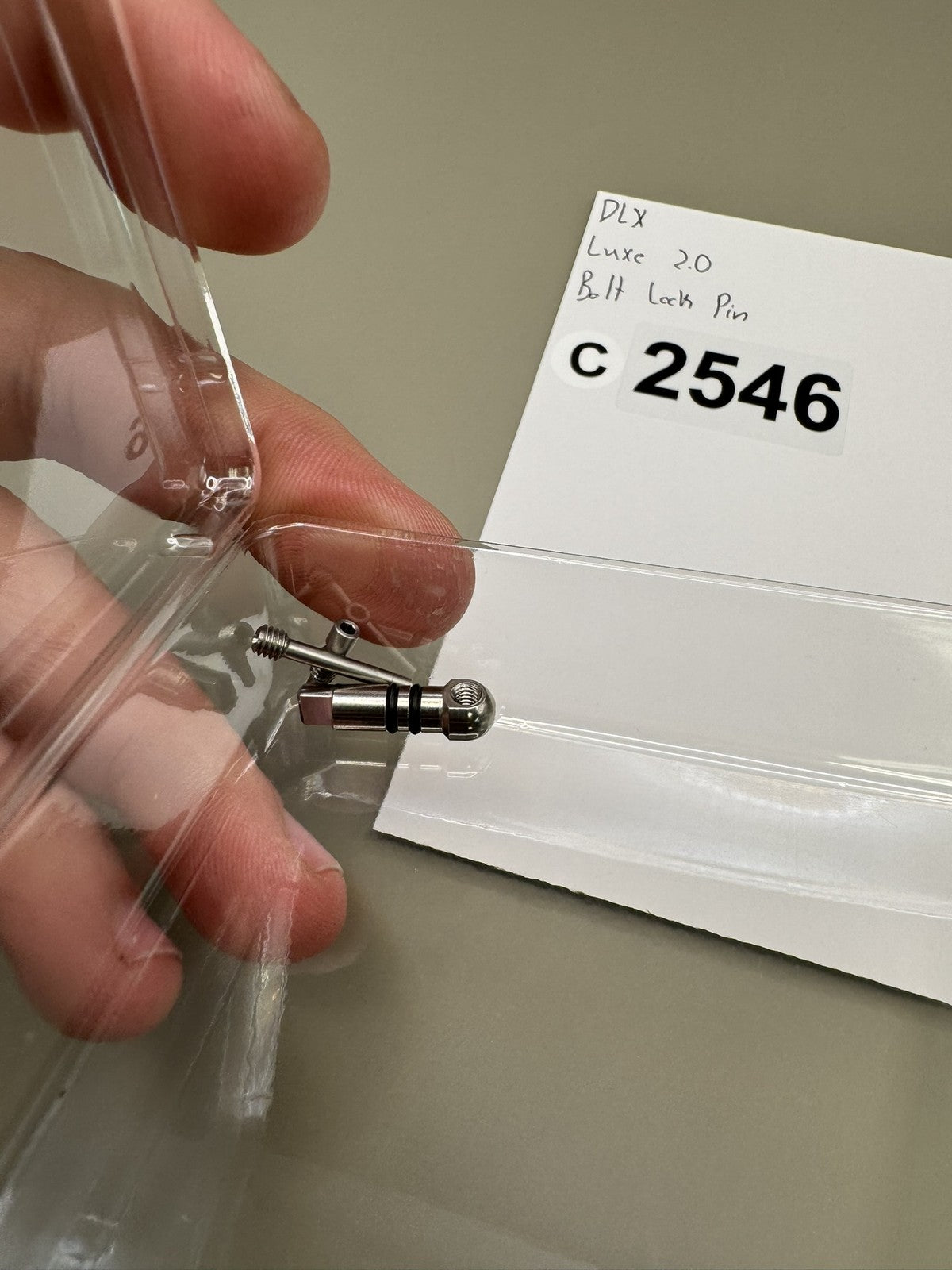 DLX Luxe 2.0 Bolt Lock Pin