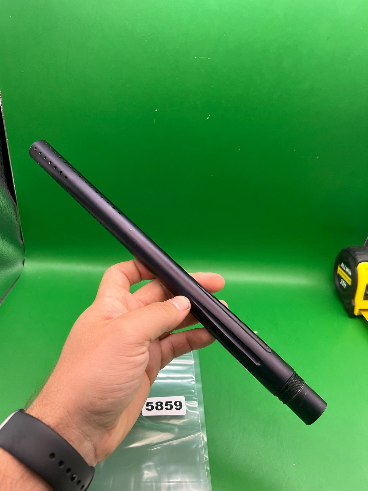 Stock Empire Autococker .689 Black - used paintball barrel back - black
