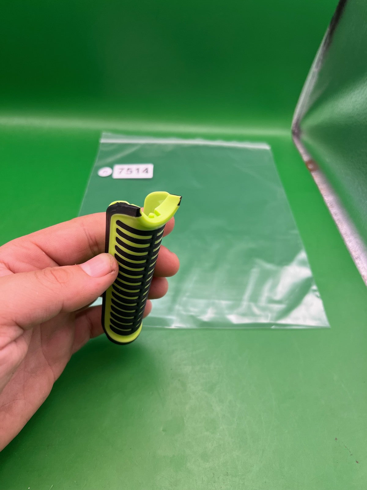 DLX Luxe ICE Front Grip Rubber Cover Neon Yellow Black Paintball Marker