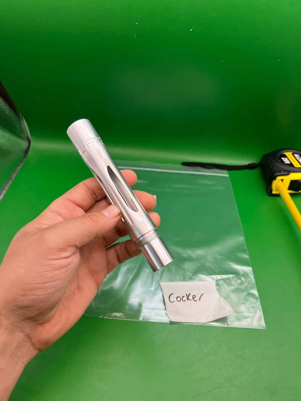 Smart Parts Freak XL Barrel Back AC Autococker Thread Silver Aluminum ~5"