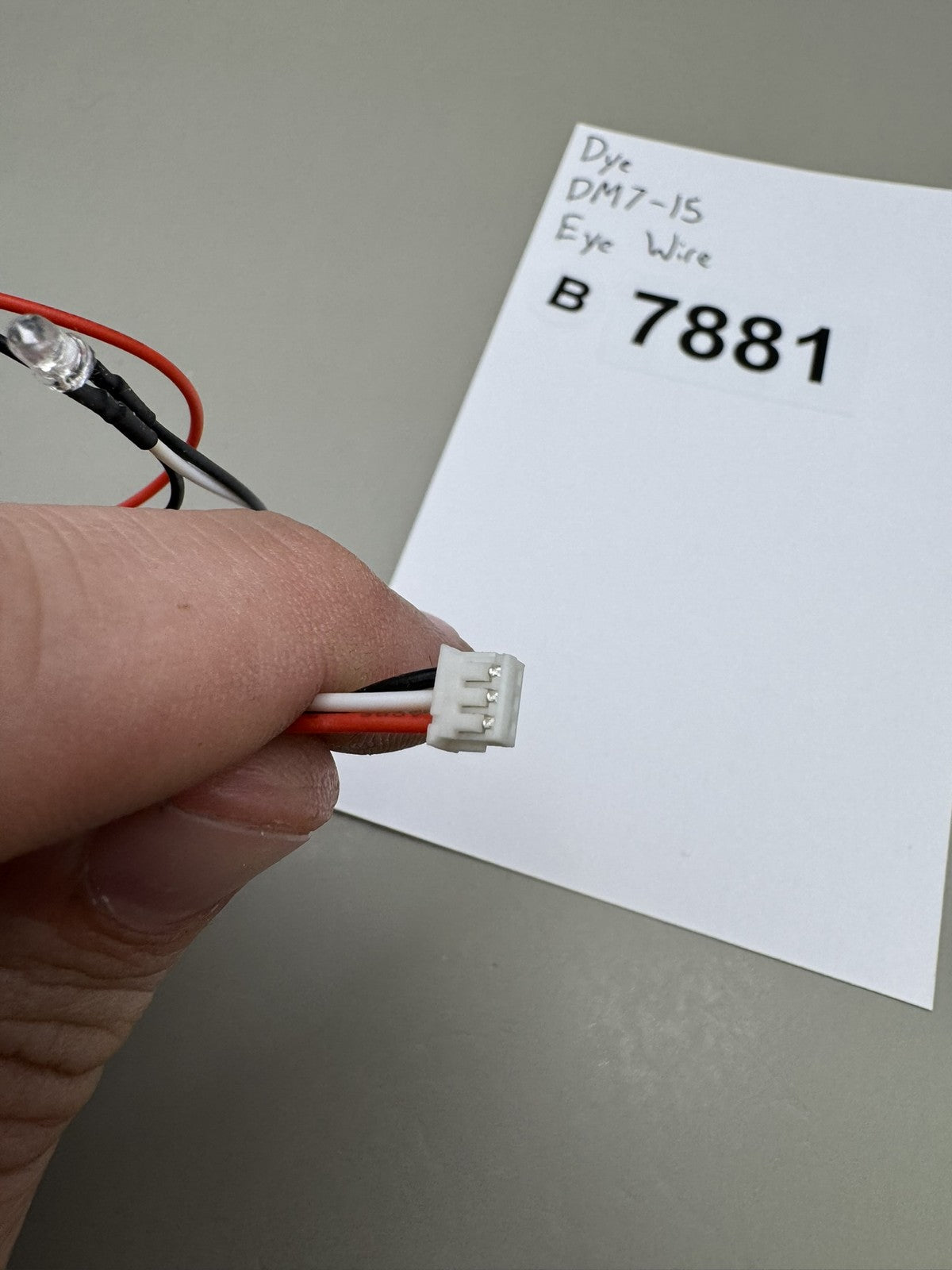 Dye DM7 DM8 DM9 DM10 DM11 DM12 DM13 DM14 DM15 Eye Wire Harness
