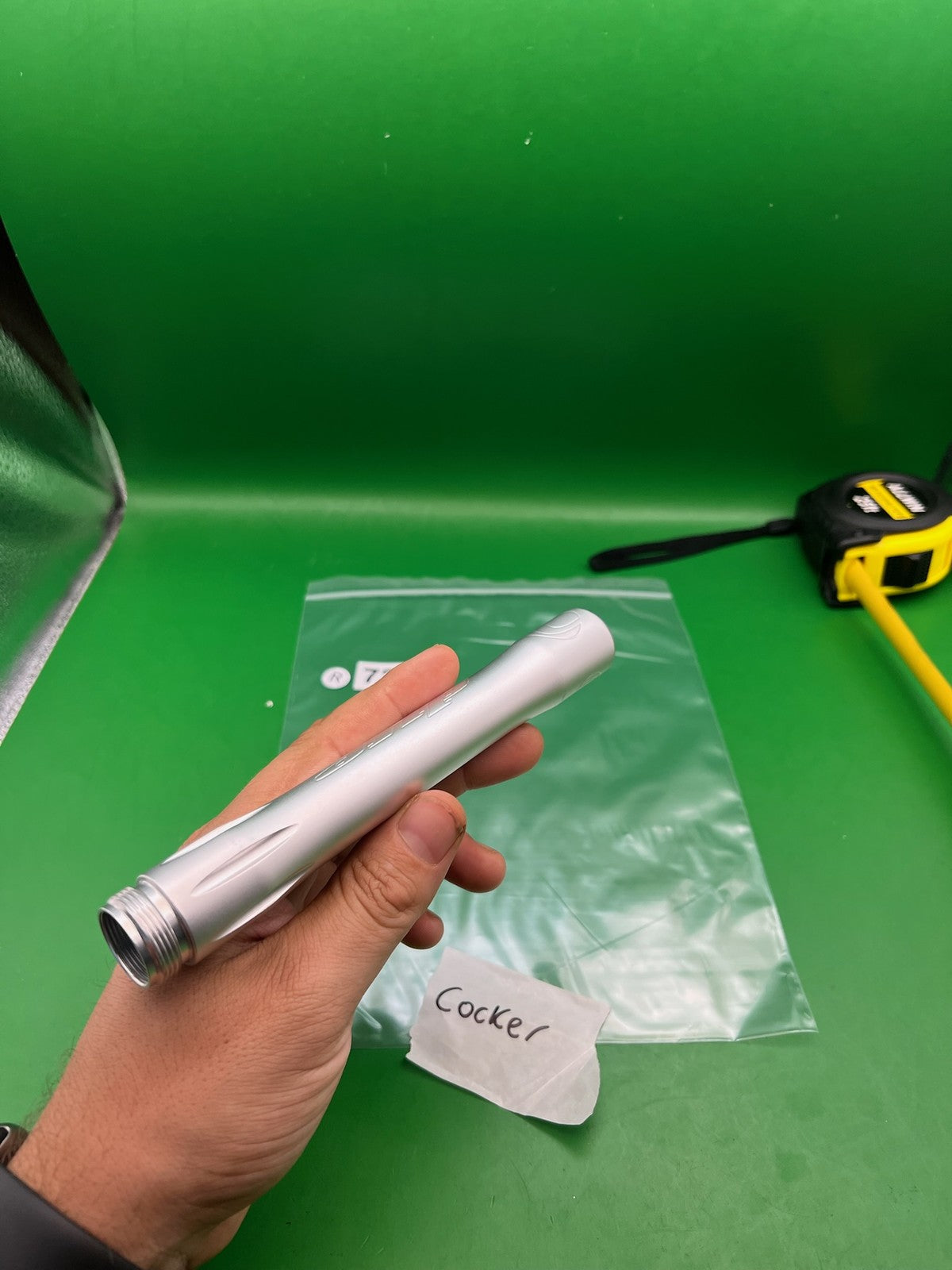 Dye UL-I Barrel Back Autococker AC Thread Polished Silver Aluminum