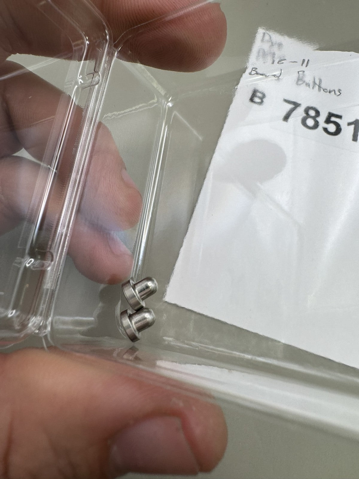 Dye DM6-11 Board Buttons Silver