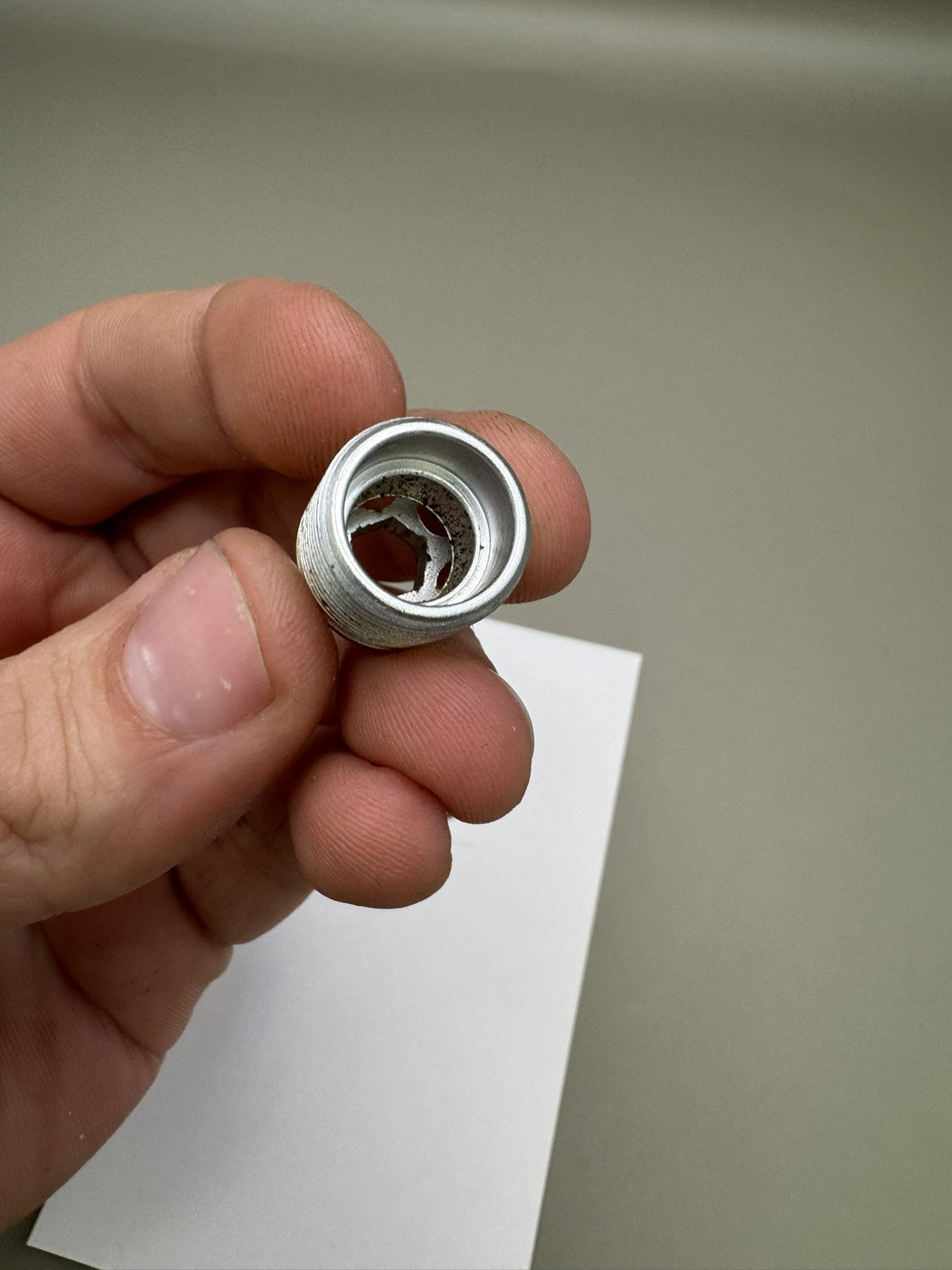 Dye DM7 LPR Cap Silver Aluminum Paintball Marker Part