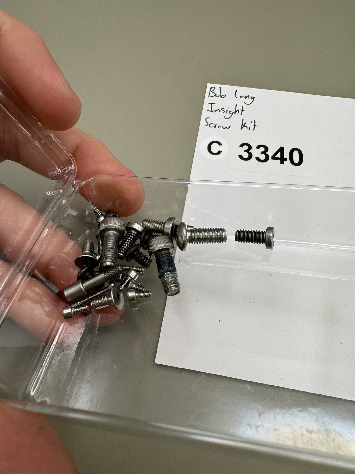 Bob Long Insight Screw kit