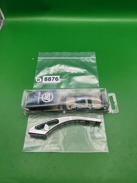 Shocktech ASA Drop Forward Chrome Silver Aluminum Paintball Rail Drop
