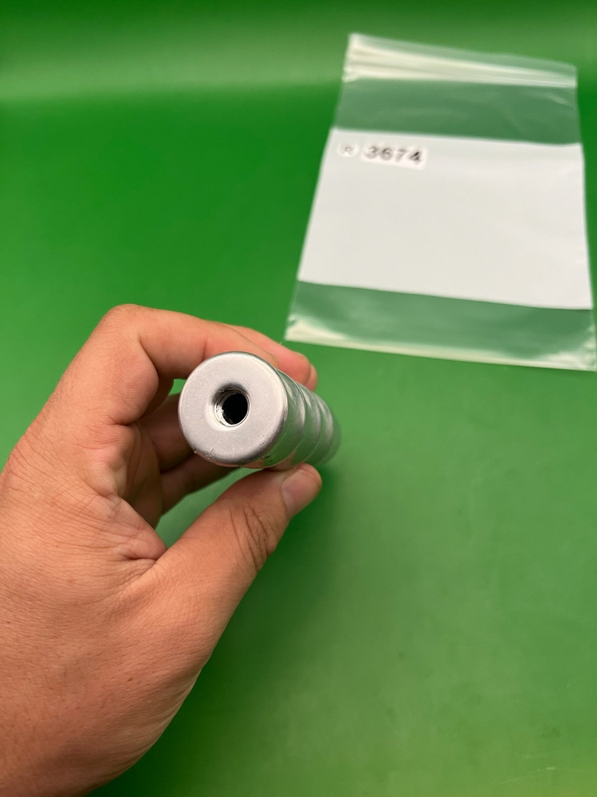 Silver Gas Through Grip