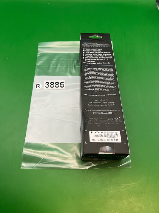 Dye CF-S Carbon Fiber Barrel Back 684 Bore Autococker Thread