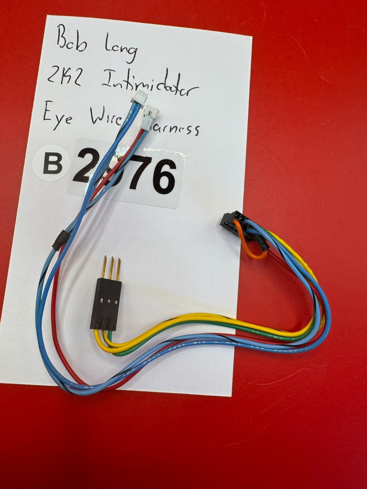 Bob Long 2K2 Intimidator Eye Wire Harness