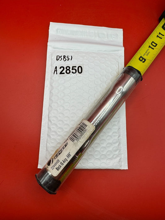 Dye SS Angel Threaded .688 Paintball Barrel Back - used paintball barrel back - silver / chrome