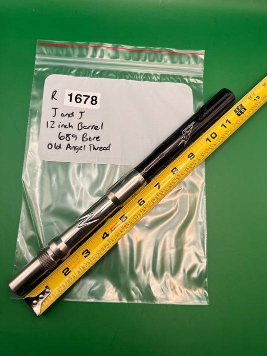 J & J 12 inch Barrel 689 Bore Old Angel Thread