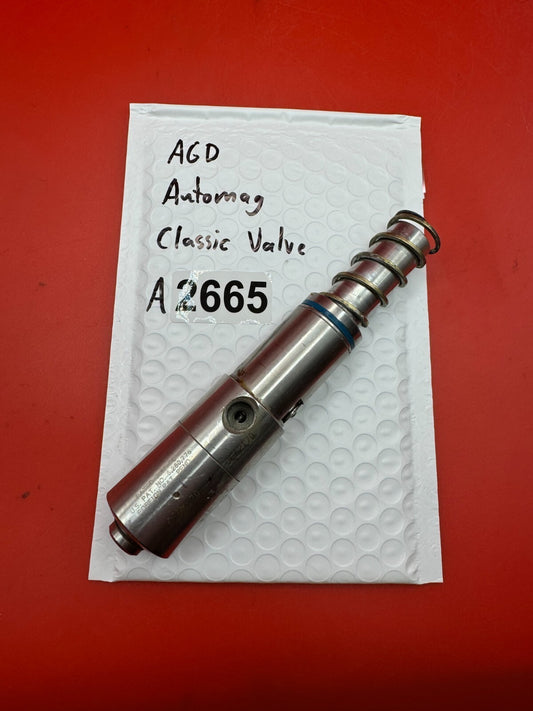 AGD Automag Classic Valve - used paintball valve - silver