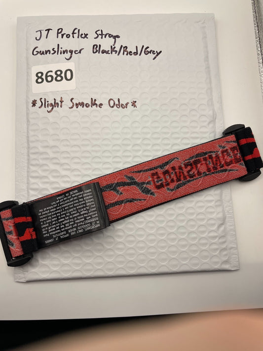 JT Proflex Strap Gunslinger Black/Red/Grey (Slight Smoke Odor)