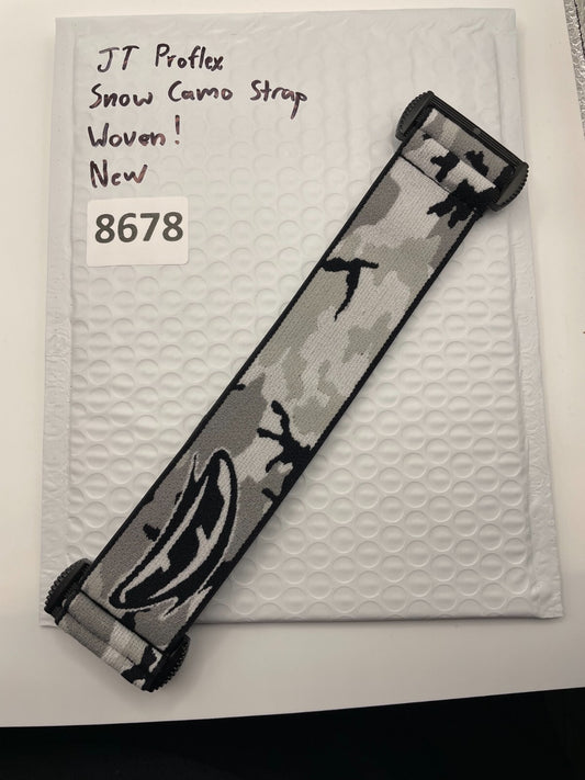 JT Proflex Snow Camo Strap Woven. New