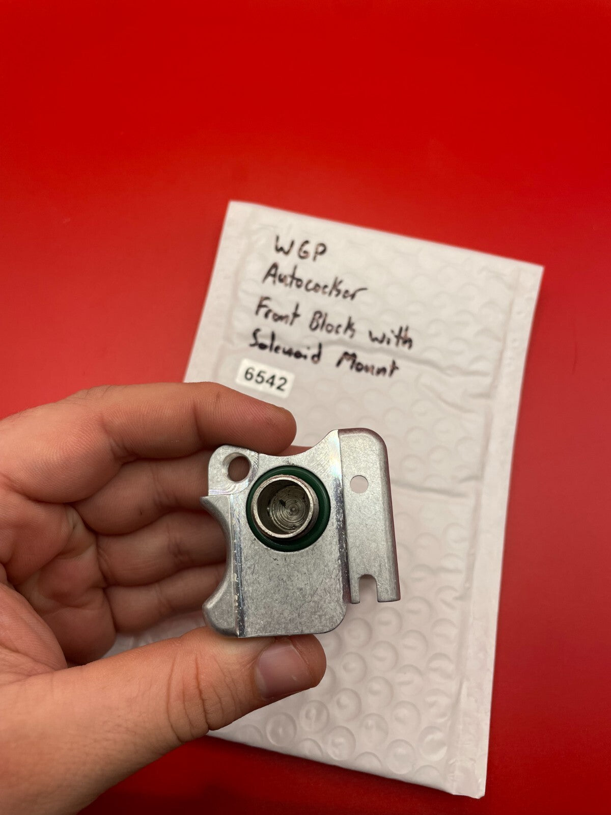 WGP Autococker Front Block with Solenoid Mount Racegun