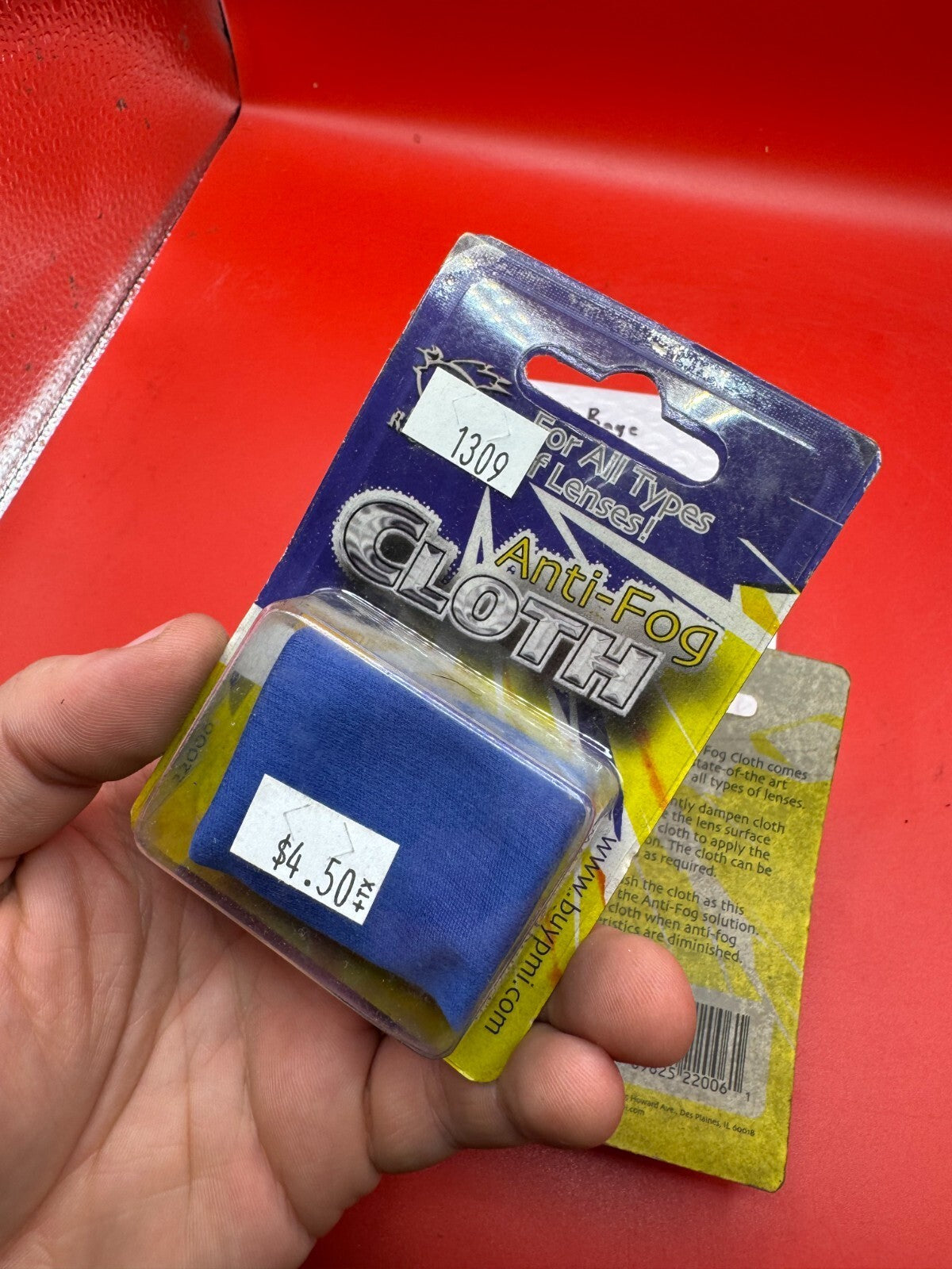 Extreme Rage Micro Fiber Cloth 2 Pack-Blue - used paintball anti-fog lens cloth - blue